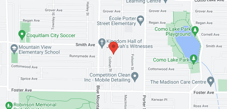 map of 691 COLINET STREET